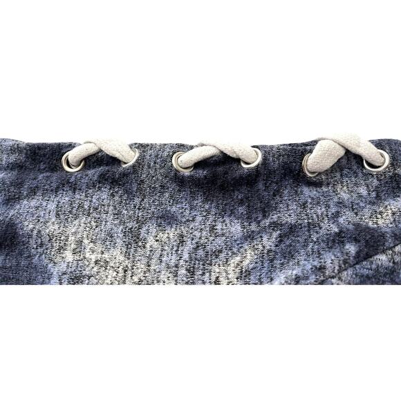 NO BO LONG SLV PULL-OVER CREW NECK TOP, WOMENS, XL(15-17)-BLUE GREY WHTE TIE DYE - Picture 8 of 12